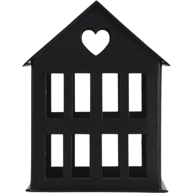 Casetta in Metallo - Nero,Mini (8 x 8 x 12 cm) Bestseller