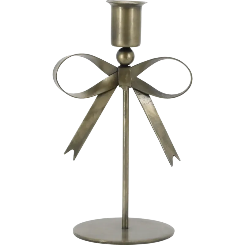 Bestseller Portacandele con Fiocco,H 18 / L 10,5/ B 7,5 cm