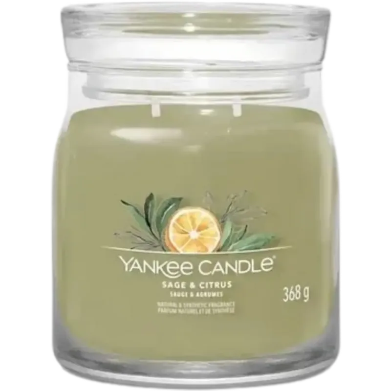 Candela Profumata Signature Jar Sage & Citrus,Medium A Buon Prezzo