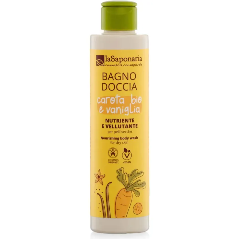Pagamento Sicuro Bagno Doccia Nutriente e Vellutante - Carota e Vaniglia,200 ml