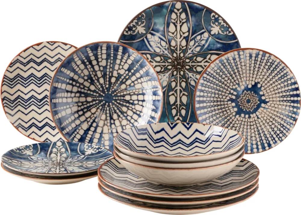 Offerta Limitata Iberico Blue - Servizio da Tavola - 12 Pezzi
