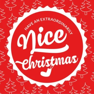 Nice Christmas - Bigliettino Personale Economico