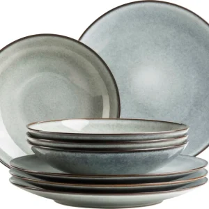 Ultime Pezzi Smoky‘s - Servizio da Tavola - 8 Pezzi, Verde