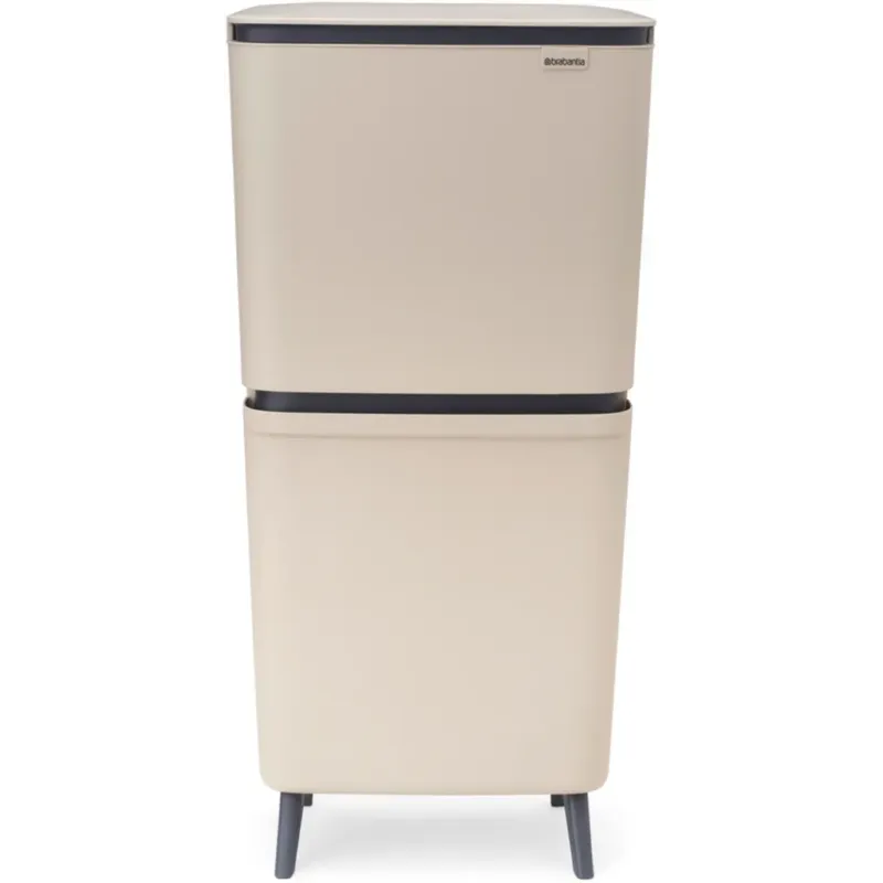 Di Tendenza SortUp Hi - Pattumiera per il Riciclo 10 + 10 + 25 L,Soft Beige