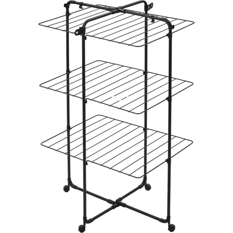 Pagamento Sicuro HangOn - Stendibiancheria a Torre, 23 m,Matt Black