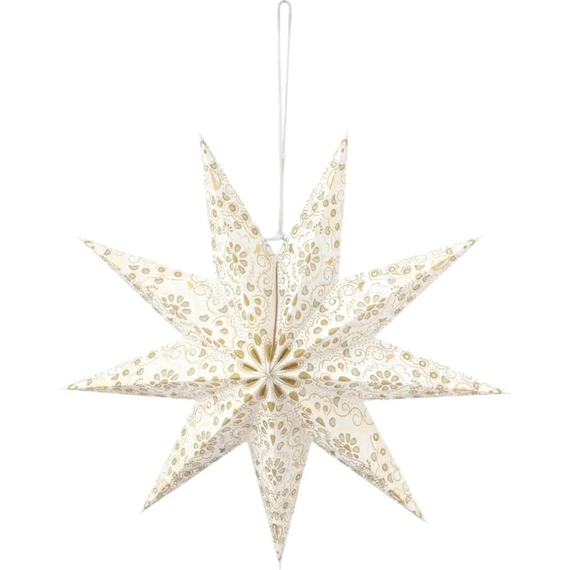 Di Tendenza Stella di Natale in Carta - Gold,60 cm