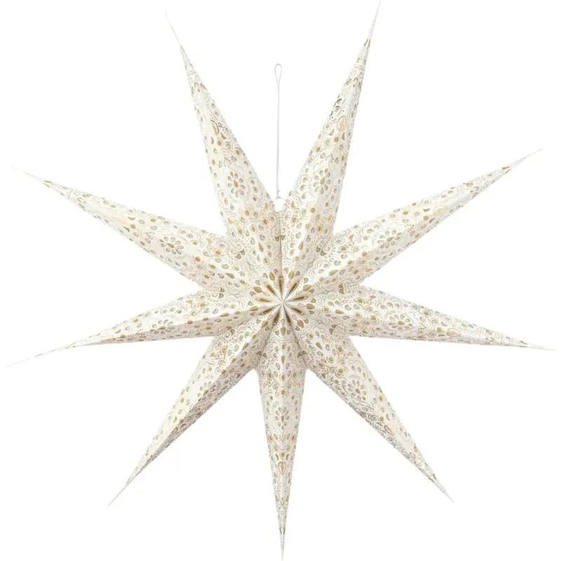 Stella di Natale in Carta - Gold,110 cm Spedito Oggi