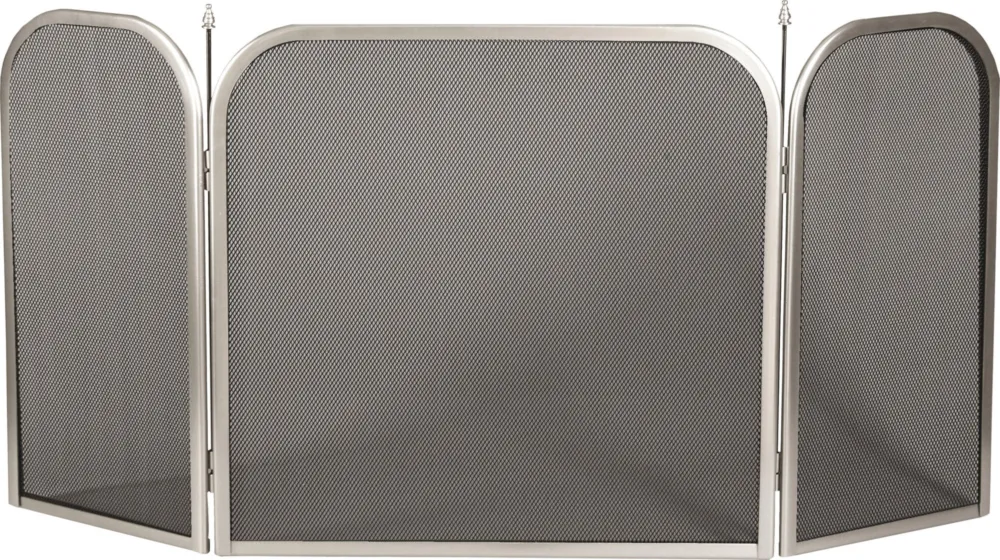Di Tendenza Parascintille con Bordo in Acciaio Inox, Antracite