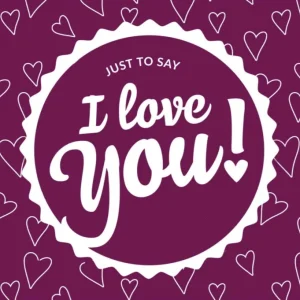 I Love You - Bigliettino Personale Sconto