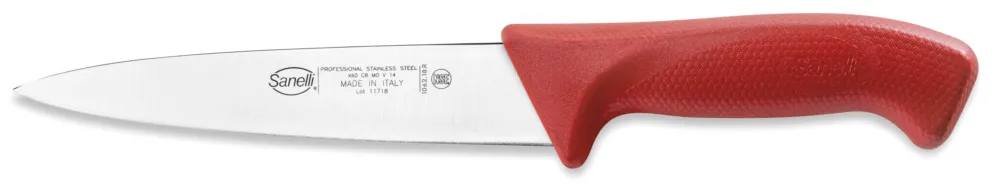 COLTELLO SCANNARE CM.18 ROSSO Popolare