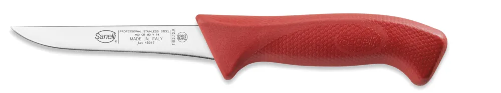 COLTELLO DISOSSO CM.12 ROSSO Più Venduto