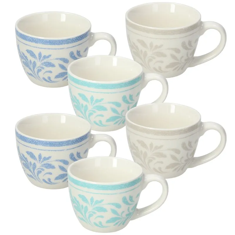 Tazza caffè senza piatto 80 cc Celine New Bone China Multicolor Ultima Occasione