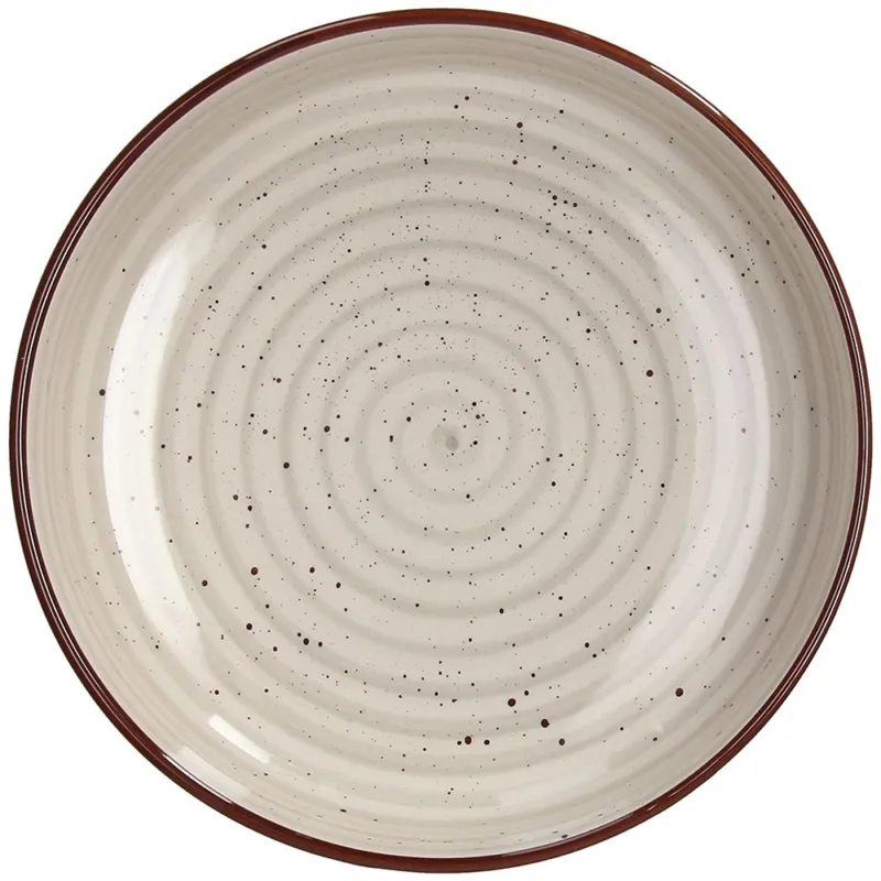 Occasione Imperdibile Piatto Fondo Cm 18,5 Pastel Beige Stoneware Beige