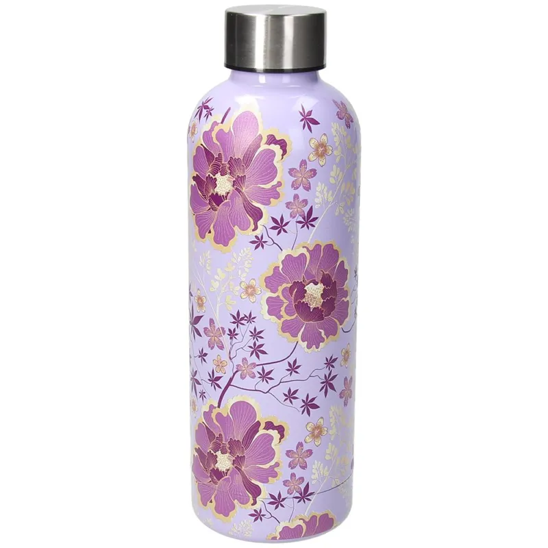 Offerta Lampo Bottiglia doppia camera 500 ml Acciaio inox Viola
