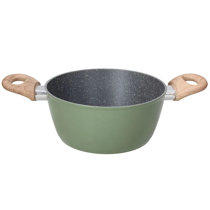 Subito Disponibile Casseruola 2 manici 20 cm Alluminio Verde