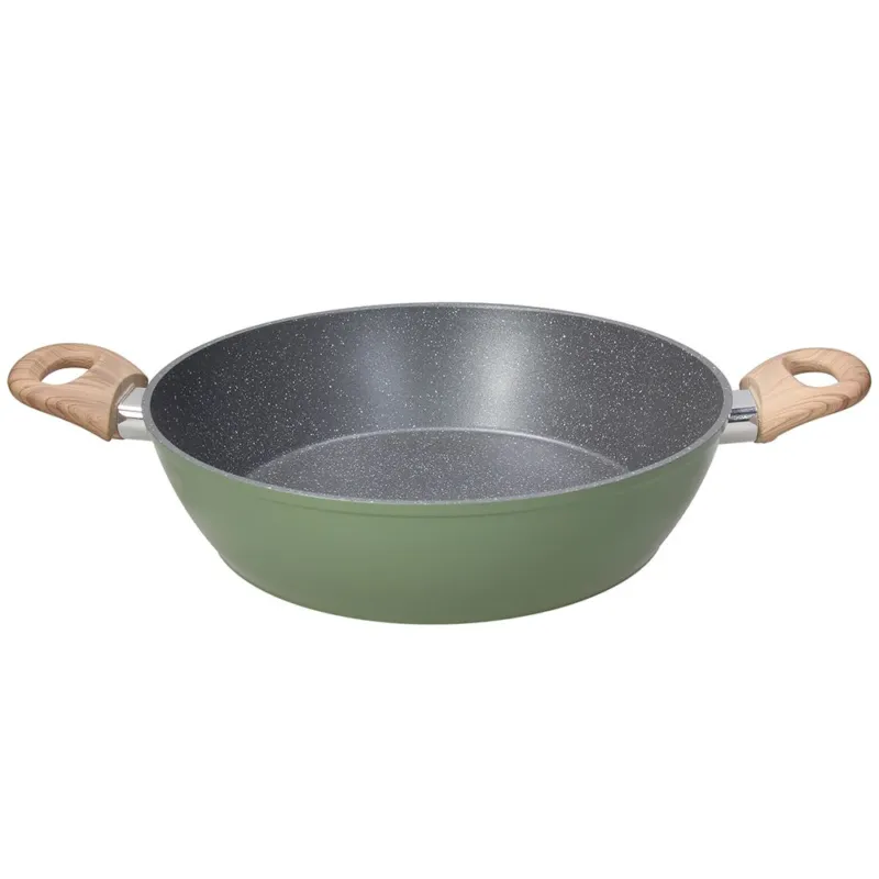 Tegame 2 manici 28 cm Alluminio Verde Vendita Finale
