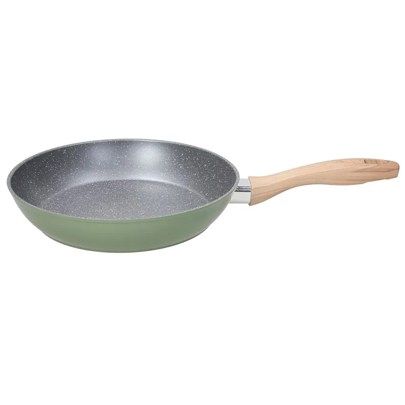 Padella 1 manico 28 cm Alluminio Verde Occasione