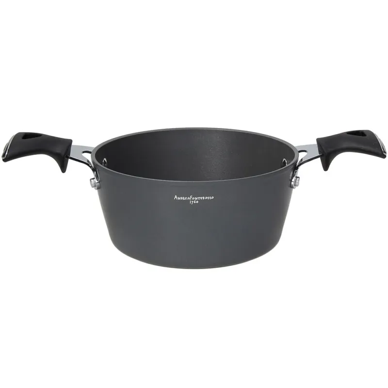 Ultimissimo Modello Casseruola a 2 manici 20 cm Alluminio Grigio