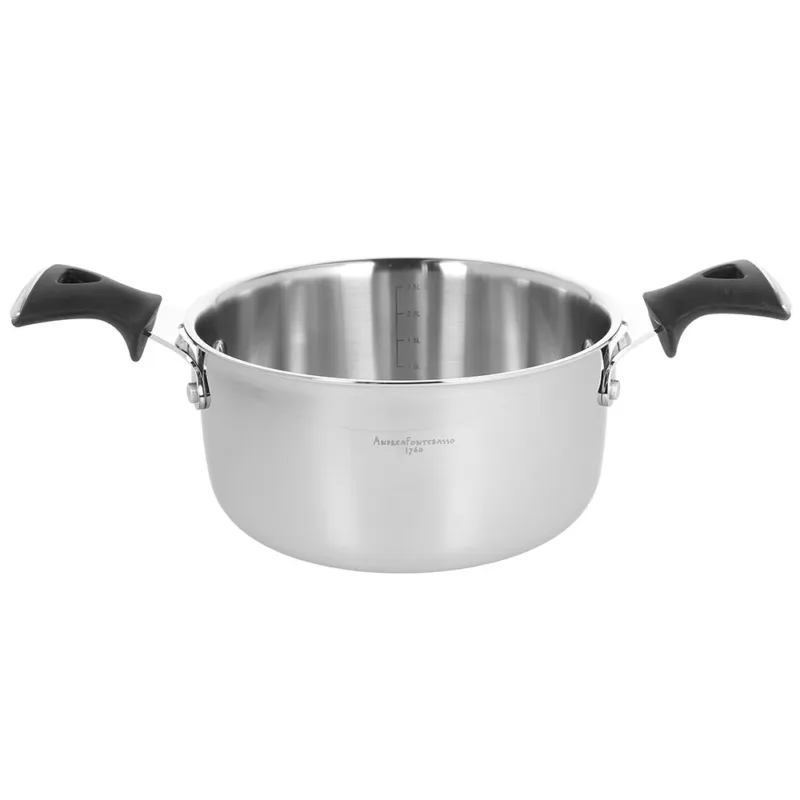 Casseruola 2 manici 20 cm Acciaio Inox Offerta Lampo