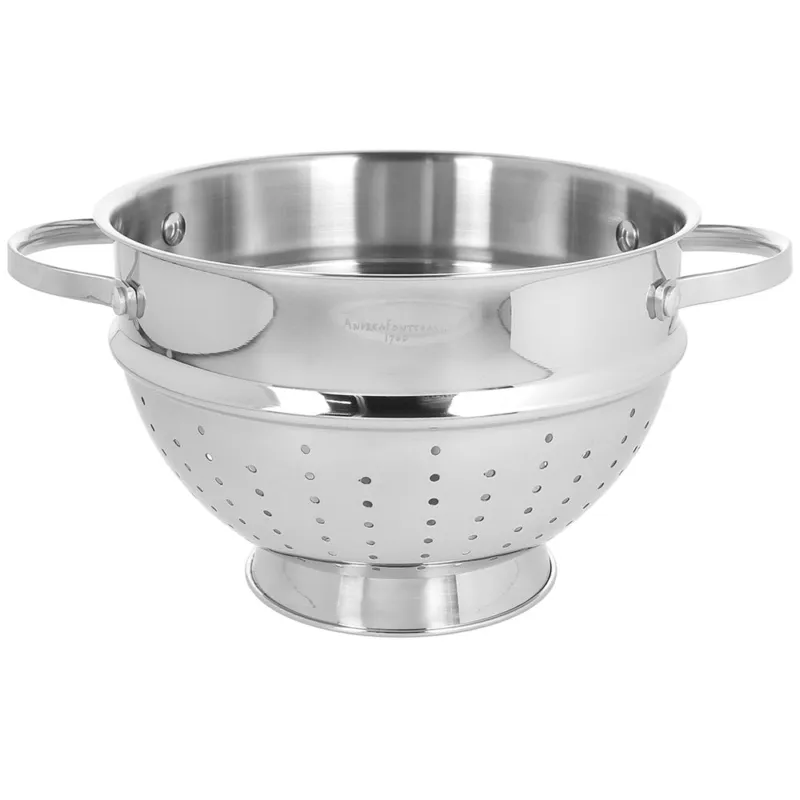 Nuova Collezione Scolapasta 2 manici 22 cm Acciaio Inox