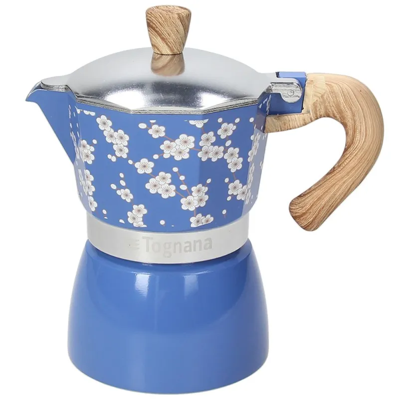 Caffettiera 6 tazze blu Alluminio Blu Occasione