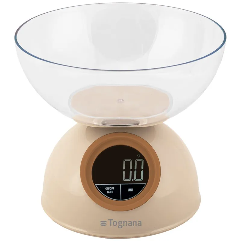 Consegna Rapida Bilancia da Cucina Digitale 5 kg Champagne Beige