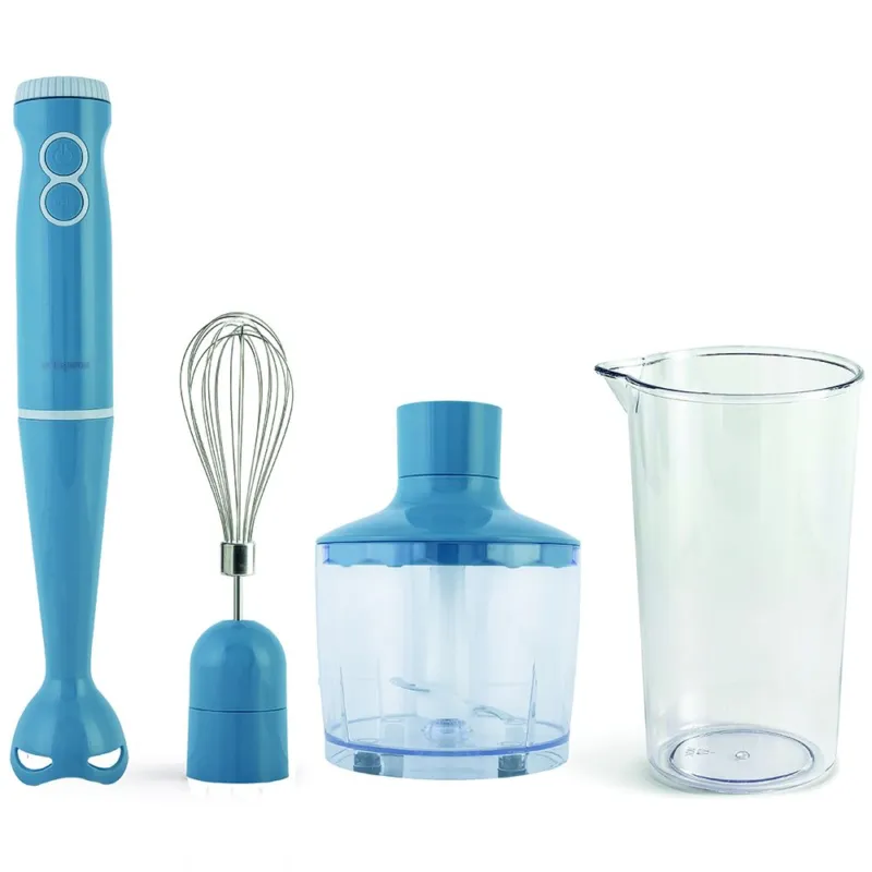 Frullatore a Immersione 3in1 Carta da Zucchero Blu Esclusivo