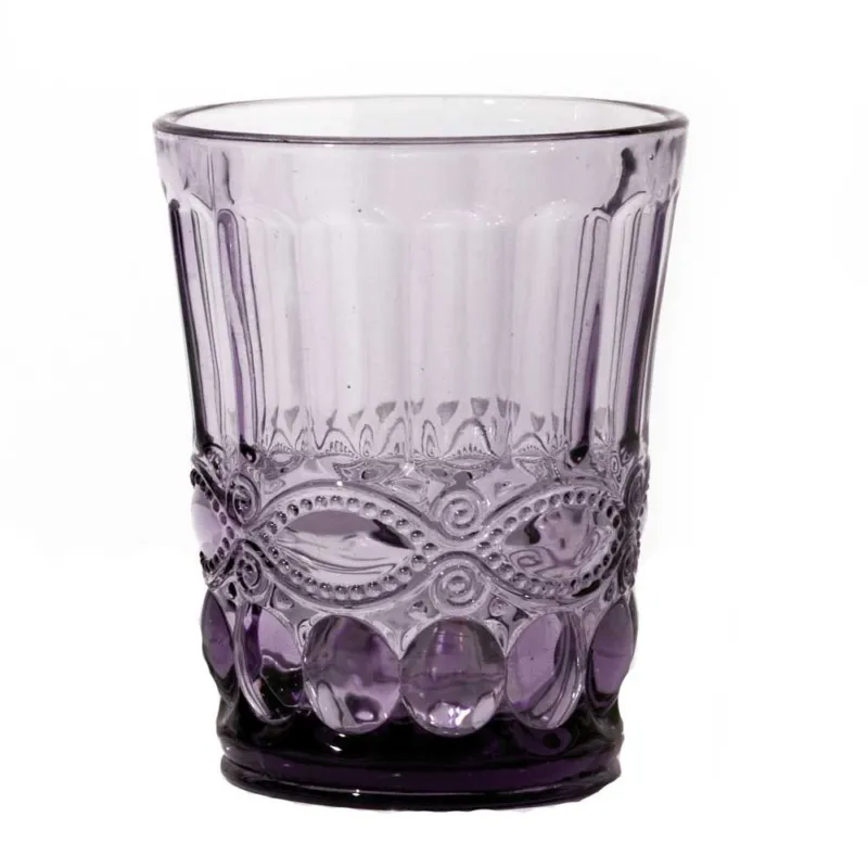 Spedizione Espresso Bicchiere cc230 Viola Vetro Viola