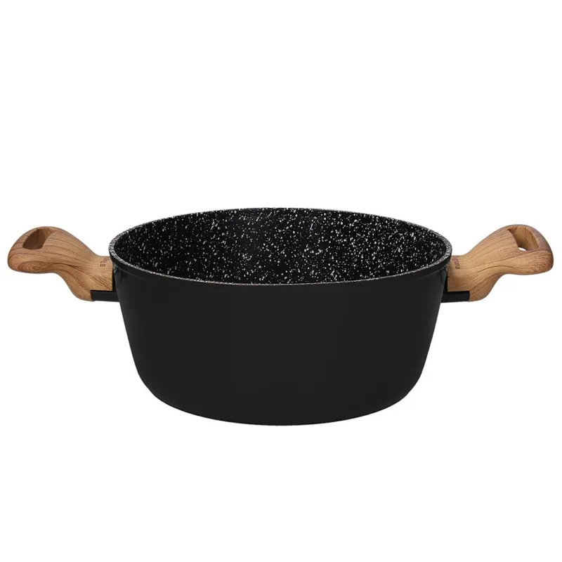 Ultimissimo Modello Casseruola 2 manici 20 cm Alluminio Nero