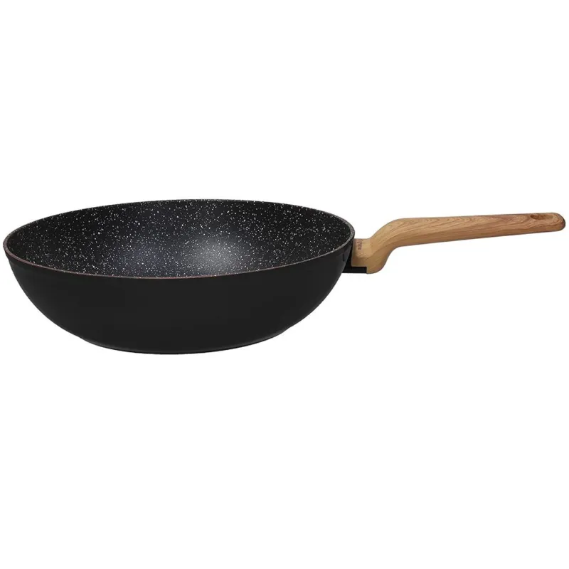 Wok 28 cm Alluminio Nero Più Venduto