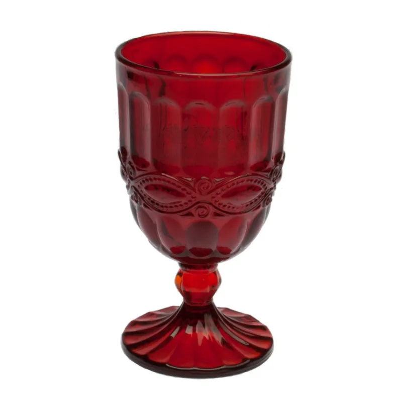 Economico Calice Cc 270 Rosso Vetro Rosso