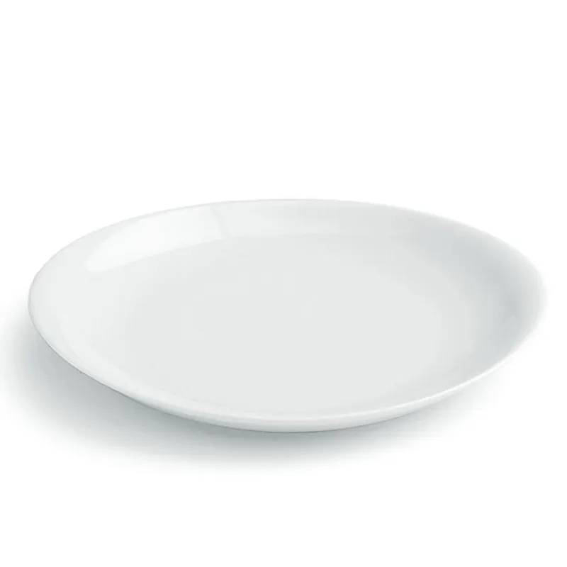 Pagamento Sicuro Piatto dessert ovale 23x21 Porcellana Bianco