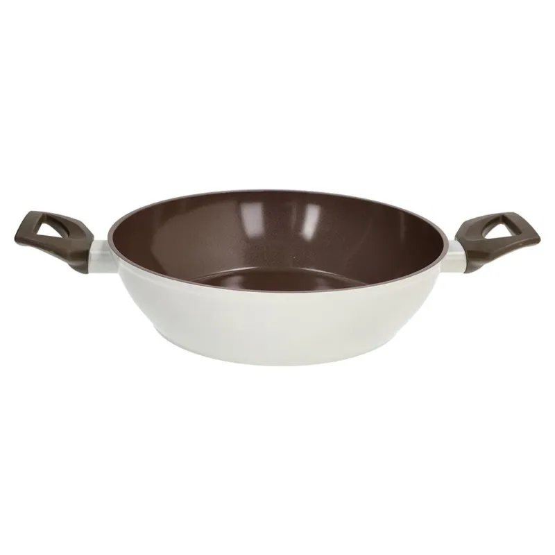 Tegame 2 manici 24 cm Alluminio Beige-Marrone Compra Oggi Stesso