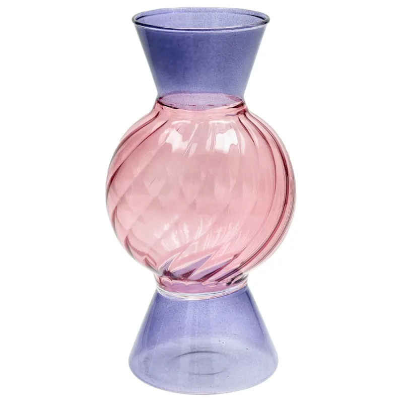 Offerta Limitata Vaso Vetro Rosa
