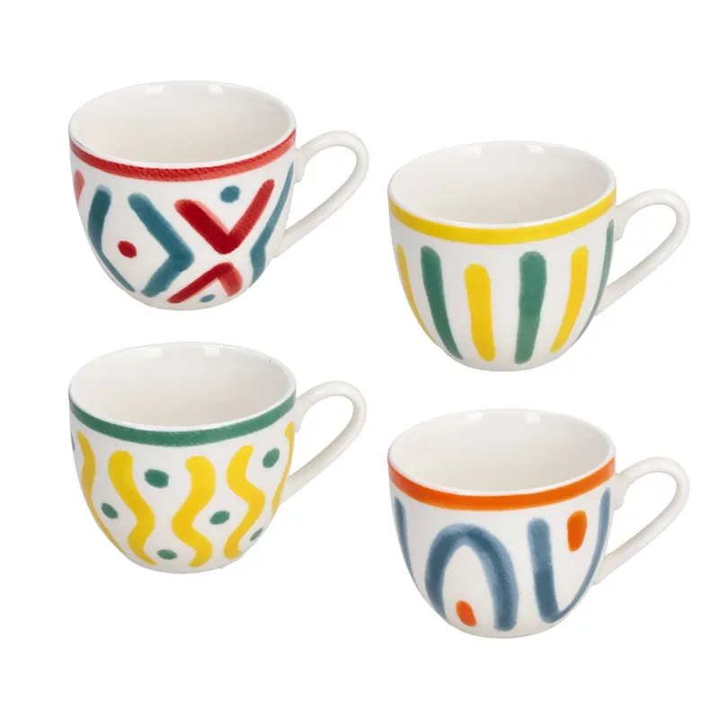 Tazza Caffè senza piatto 90 cc Vietri New Bone China Multicolor Acquista Ora