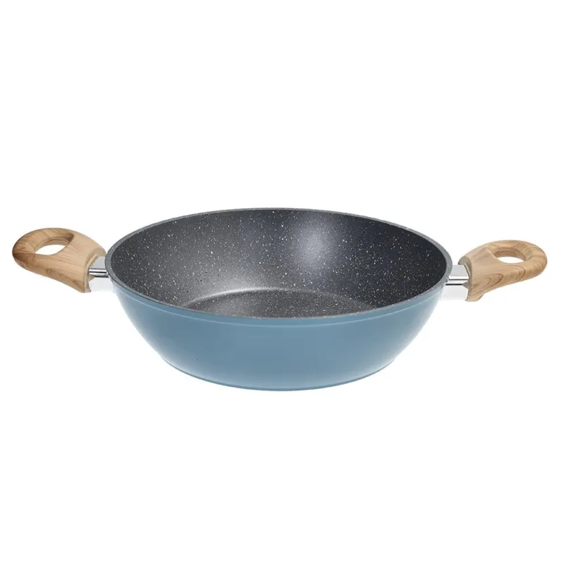 Prezzo Basso Tegame 2 manici 24 cm Alluminio Azzurro