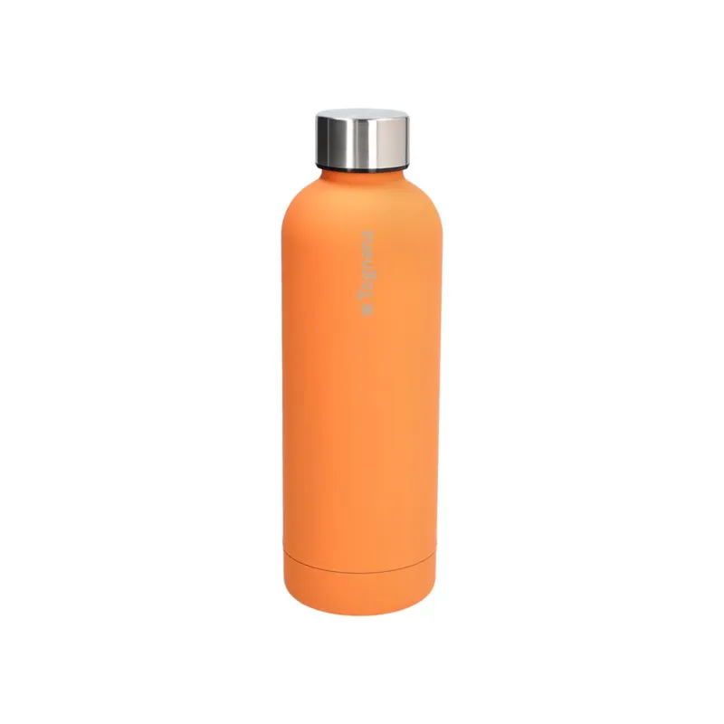 Borraccia doppia camera 500 cl Classic Style Acciaio inox Arancio Solo Oggi