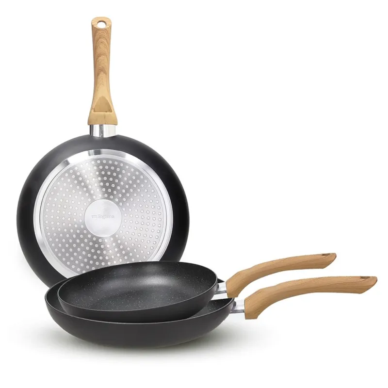 Set 3 padelle 20/24/28 cm Alluminio Nero Prezzo Conveniente