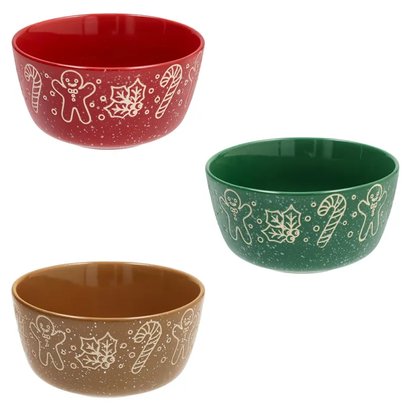 A Buon Prezzo Bolo 780 cc Snowy Xmas Stoneware Multicolor
