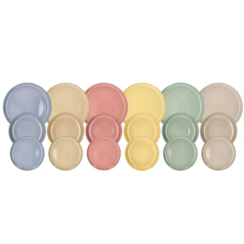 Offerta Speciale Servizio piatti 18 pezzi Rhapsody Stoneware Multicolor