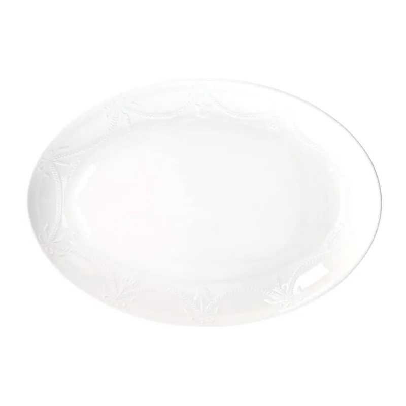 Quantità Limitata Ovale Piano 30,5 x 22 cm Magia di Naltale New Bone China Bianco