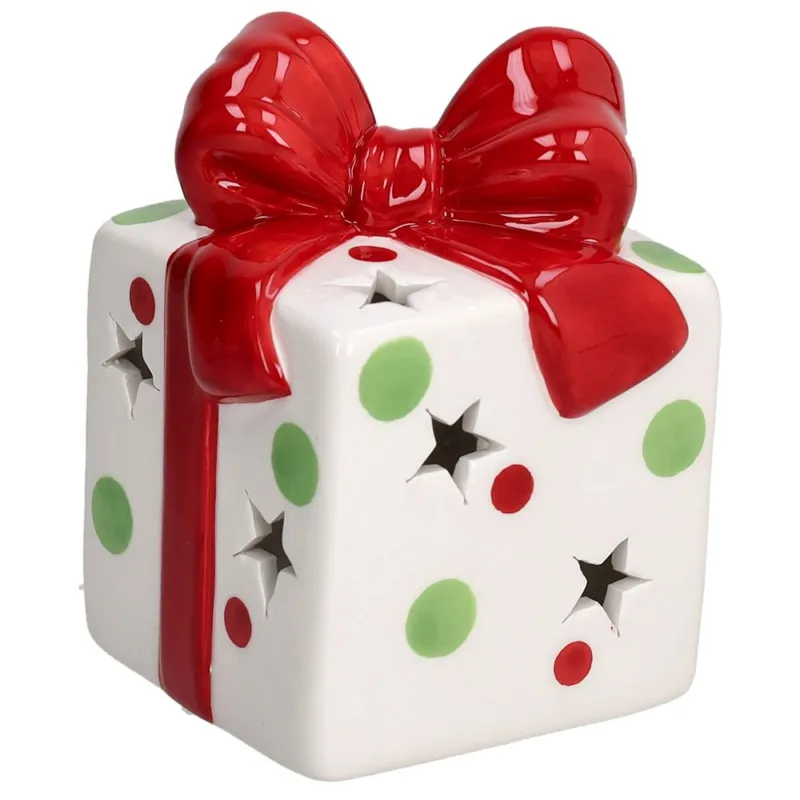 Occasione Lampada Regalo Led h 12 cm Dolomite Multicolor