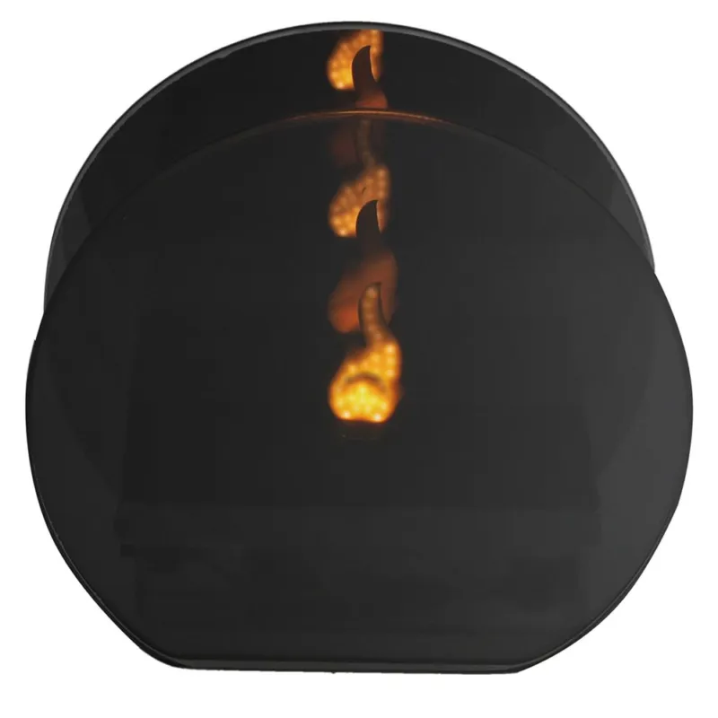 Cerchio fiamma led h 10 cm Vetro Trasparente Offerta