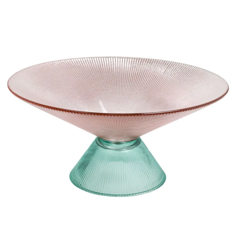 Offerta Limitata Centro Tavola 25 cm Vetro Multicolor