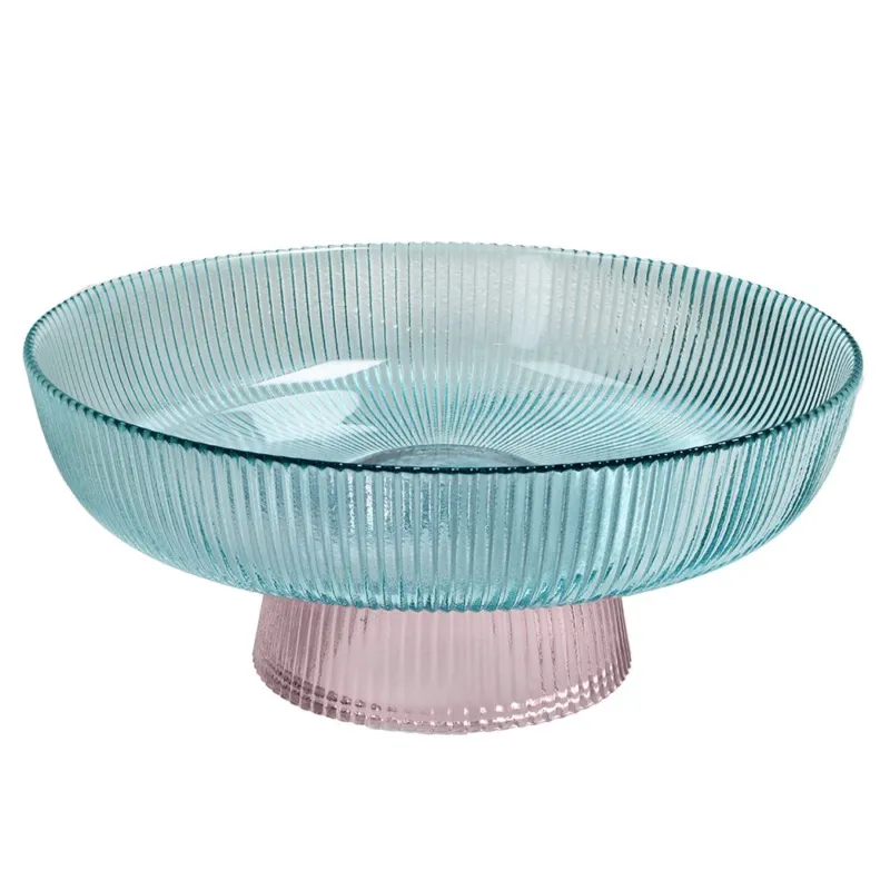 Porta Frutta 26,5 cm Vetro Multicolor Nuova Collezione