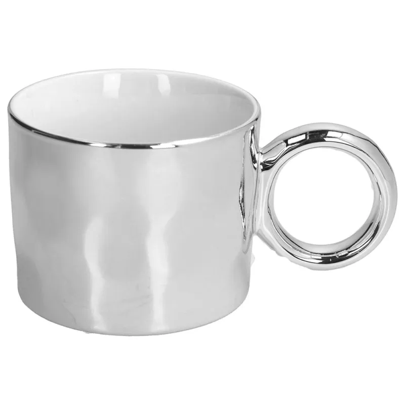 Mug 380 cc Pop New Bone China Grigio Quantità Limitata