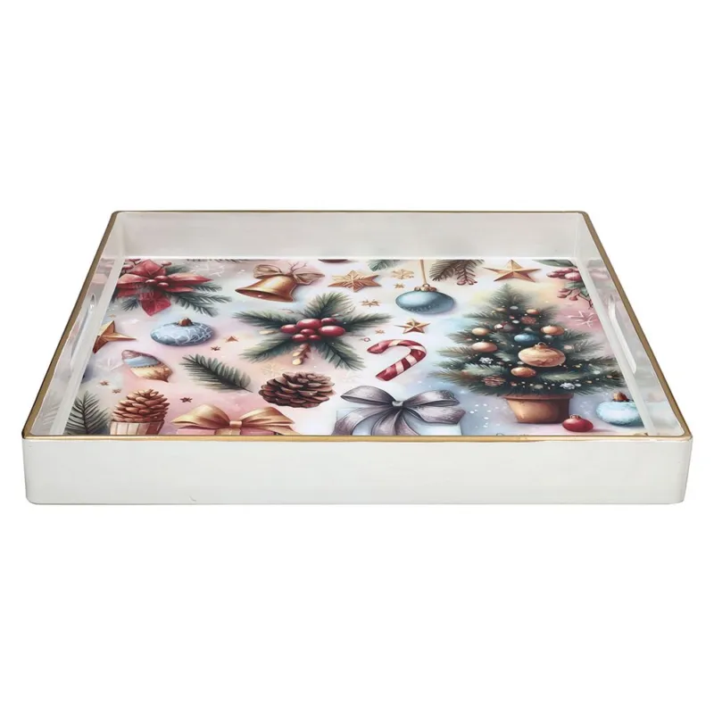Sconto Vassoio 35 x 35 cm Party Time Polipropilene Multicolor