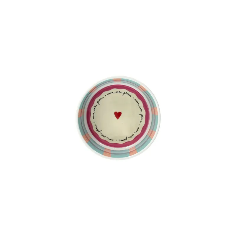 Offerta Coppetta Cuore Madame New Bone China Multicolor