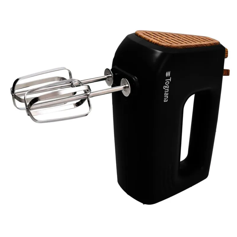 Sbattitore Elettrico Black&Wood Nero-Legno Prezzo Di Fabbrica