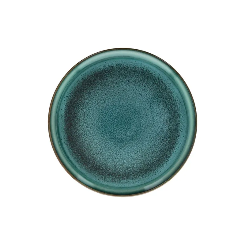 Scelto Dai Clienti Rotondo pizza 33 cm Peacock Porcellana Blu